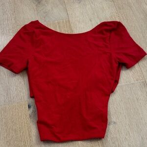 Red Women's hollister Top